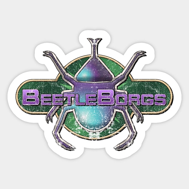 BeetleBorgs Sticker by Doc Multiverse Designs